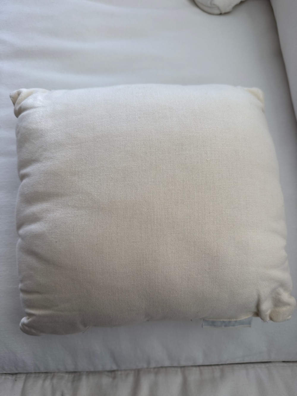 Pottery Barn Sequined Shell Decorative Throw Pillow - Ivory - Picture 3 of 3